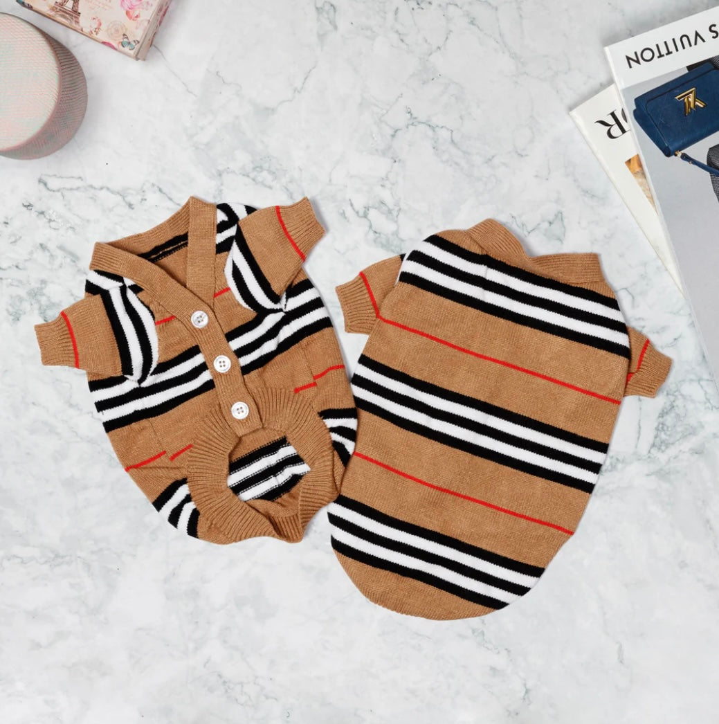 Brownie Striped Cardigan