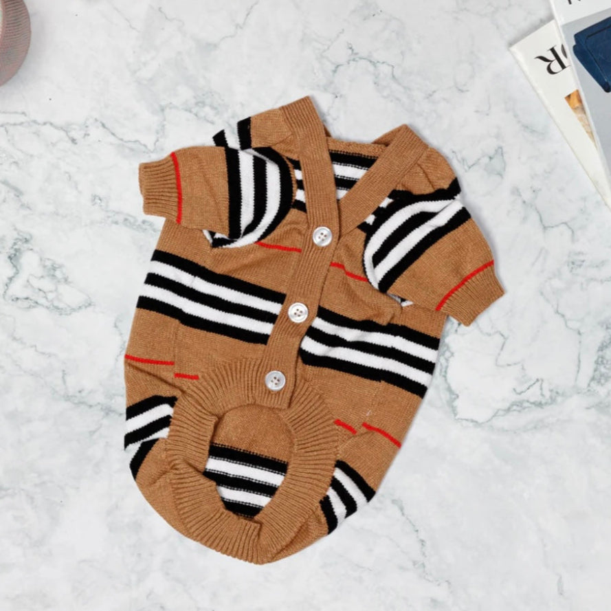 Brownie Striped Cardigan