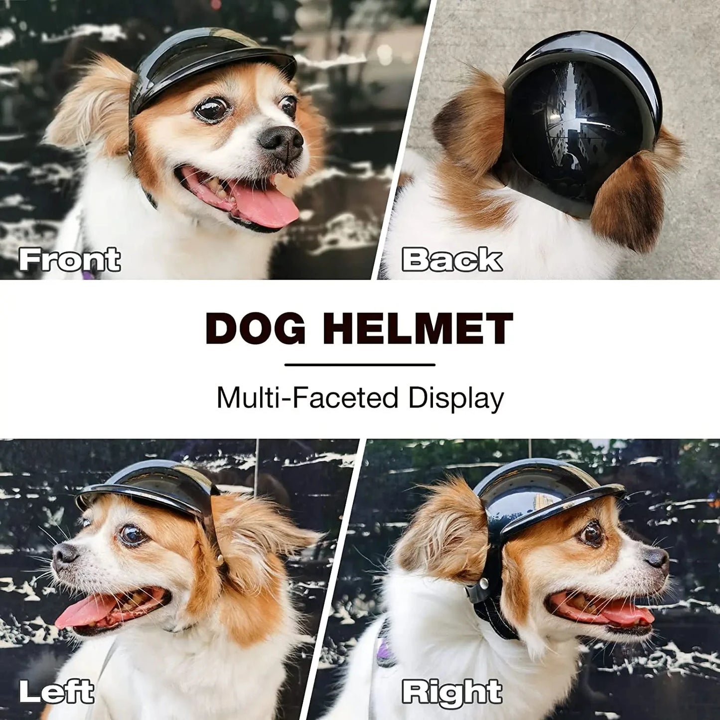 Pet Helmet & Ear Hole Motorcycle Helmet